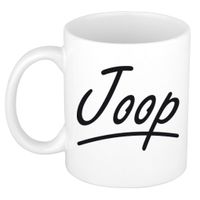 Naam cadeau mok / beker Joop met sierlijke letters 300 ml