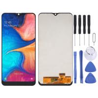 incell LCD-scherm en digitizer volledige assemblage voor de Galaxy A20 A205F/DS A205FN/DS A205U A205GN/DS A205YN A205G/DS A205W (zwart)