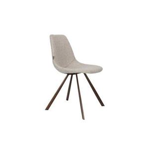 Dutchbone Franky Eetkamerstoelen Bouclé Beige - Set van 2