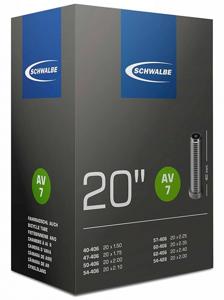 Schwalbe binnenband 20 inch (40/62 406, 54 428) AV 40 mm