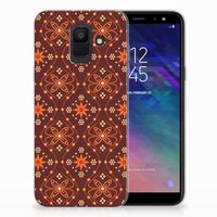 Samsung Galaxy A6 (2018) TPU bumper Batik Brown - thumbnail