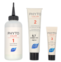Phyto Phytocolor Permanent Color 5.7 Châtain Clair Marron Haarverf 112 ml Phyto Phytocolor Permanent Color 5.7 Châtain Clair Marron Haarverf 112 ml
