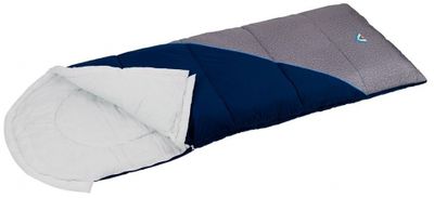 Abbey Slaapzak pilot model 220 x 85 cm marine / grijs / blauw