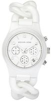 Horlogeband Michael Kors MK5387 Kunststof/Plastic Wit - thumbnail