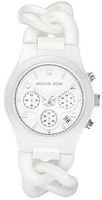 Horlogeband Michael Kors MK5387 Kunststof/Plastic Wit