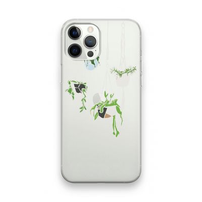 Hang In There: iPhone 12 Pro Transparant Hoesje