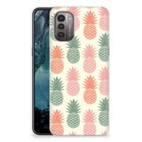 Nokia G21 | G11 | Siliconen Case | Ananas