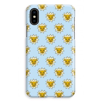 Leeuwenkoppen: iPhone XS Max Volledig Geprint Hoesje