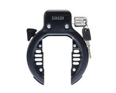Simson ringslot normaal - universeel - 5,7 cm - zwart - geen art