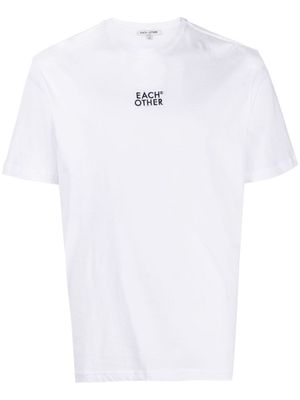 Each X Other t-shirt en coton à logo brodé - Blanc