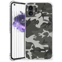 Nothing Phone (2) Doorzichtige Silicone Hoesje Army Light