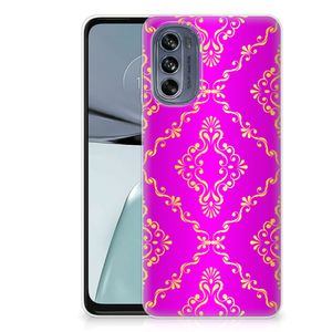 Siliconen Hoesje Motorola Moto G62 5G Barok Roze