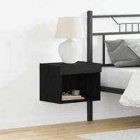 TV-kast 2 pcs Zwart Eiken 40 x 30 x 30 cm Bewerkt hout