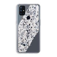 Gespikkelde marmer: OnePlus Nord N10 5G Transparant Hoesje