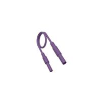 SKS Hirschmann MAL S GG-B 100/2,5 violett Veiligheidsmeetsnoer [4mm-veiligheidsstekker - 4mm-veiligheidsbus] 100 cm Violet 1 stuk(s)