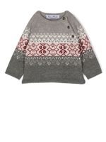 Tartine Et Chocolat pull en maille Fair Isle - Gris - thumbnail