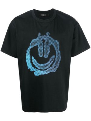 MISBHV t-shirt à motif monogrammé - Noir
