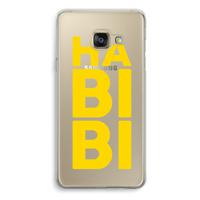 Habibi Blue: Samsung Galaxy A3 (2016) Transparant Hoesje