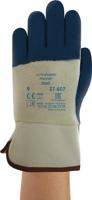 Ansell Handschoen | maat 10 wit/blauw | BW-jersey m.nitril | EN 388 PSA-categorie II | 12 paar - 27-607-10 27-607-10