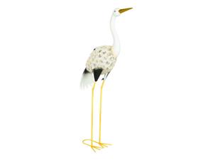 LIVARNO home Solar LED-decoratievogel (Zilverreiger)