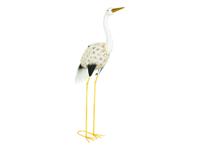 LIVARNO home Solar LED-decoratievogel (Zilverreiger)