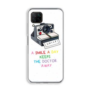 Smile: Huawei P40 Lite Transparant Hoesje