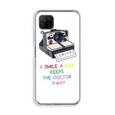 Smile: Huawei P40 Lite Transparant Hoesje