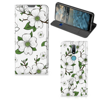 Nokia 2.4 Smart Cover Dogwood Flowers