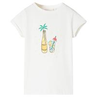 VidaXL Kindershirt 128 ecru