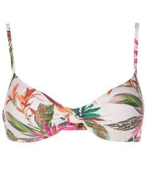 Lygia & Nanny haut de bikini Cassis - Blanc