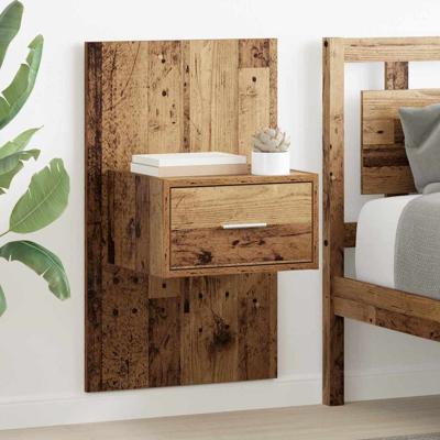 Bedkast 2 pcs Oud hout 48.5 x 32.5 x 80 cm Bewerkt hout