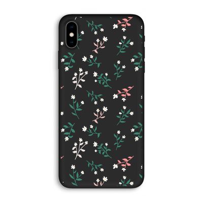 Small white flowers: iPhone XS Max Biologisch afbreekbaar hoesje