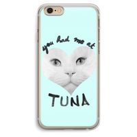 You had me at tuna: iPhone 6 Plus / 6S Plus Transparant Hoesje You had me at tuna: iPhone 6 Plus / 6S Plus Transparant Hoesje