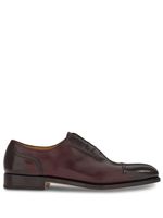 Ferragamo chaussures oxford en cuir - Marron