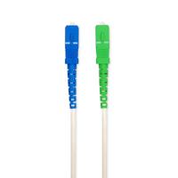 Nedis Glasvezel Patchkabel | SMF (Single Mode Phase) | SC/APC | SC/UPC | 100 Gbps | 2.00 m | Wit | Gift Box met Euro Lock - CCGB89610WT20