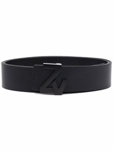 Zadig&Voltaire ceinture à boucle logo - Noir