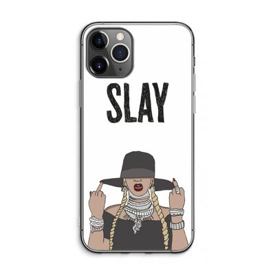 Slay All Day: iPhone 11 Pro Max Transparant Hoesje