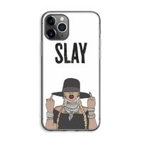 Slay All Day: iPhone 11 Pro Max Transparant Hoesje