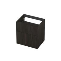 INK - Onderkast 2L A-sym Fin. Gefr. Tbv Greep - 600x450x650 Mm - Matt Intens Black