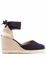 Castañer espadrilles en daim à plateforme - Bleu Castañer espadrilles en daim à plateforme - Bleu