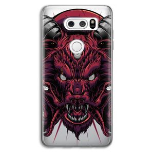 Hell Hound and Serpents: LG V30 Transparant Hoesje