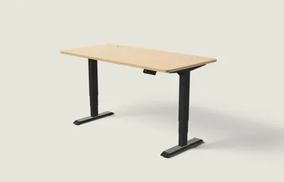 Desktronic HomePro bureau Zwart / Eiken / 160x80 cm