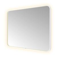 Hotbath &MORE Spiegel direct en indirect LED color changing spiegelverwarming met afstandsbediening Mat wit SSQ180WH