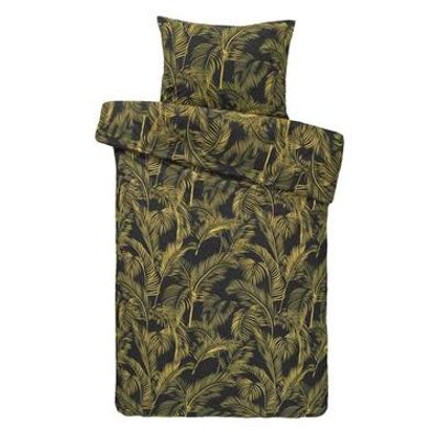 Comfort dekbedovertrek Adina - zwart - 240x200/220 cm