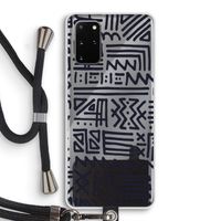 Marrakech print: Samsung Galaxy S20 Plus Transparant Hoesje met koord