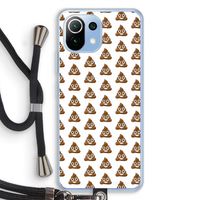 Poop emoji: Xiaomi Mi 11 Lite Transparant Hoesje met koord