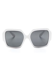 Versace Eyewear lunettes de vue carrées à plaque Medusa - Blanc