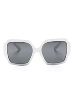 Versace Eyewear lunettes de vue carrées à plaque Medusa - Blanc
