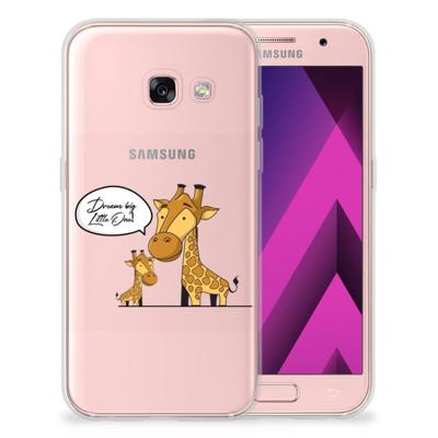 Samsung Galaxy A3 2017 Telefoonhoesje met Naam Giraffe Samsung Galaxy A3 2017 Telefoonhoesje met Naam Giraffe