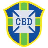 Brazilië Badge (9x8cm) - thumbnail